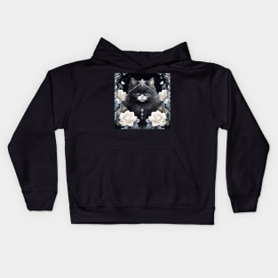 Black Persian Cat Kids Hoodie